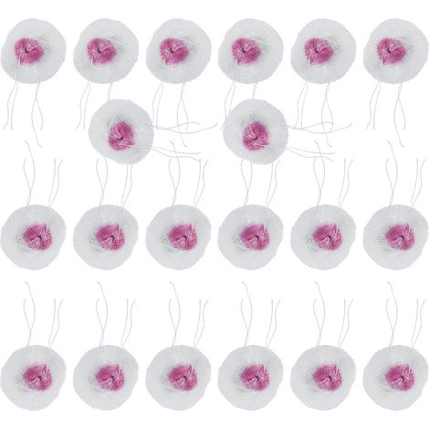 Lot de 20 manchons pour lampe à pétrole à gaz, abat-jour en tissu à mailles pour lampe de camping, double tête