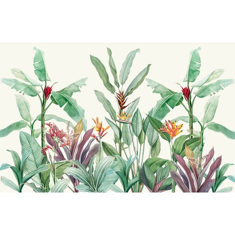 Papier peint panoramique Enfants - Tiges de Bananier - 130 cm x 83 cm (1/2)