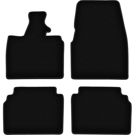Tapis de sol BASIC en velours noir pour : BMW I3 L01 hatchback (2013-) (1/5)