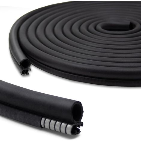 Joint de porte 4m, diamètre 18mm Joint en caoutchouc EPDM isolant acoustique, adapté aux camions, camping-cars, SUV et bateaux, non compatible avec les petites voitures (1/5)