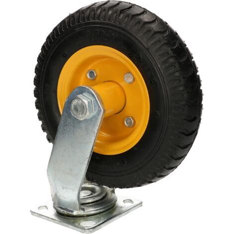 Roue pneumatique de transport sur jante en acier 25 x 30 cm-NANOTEH (1/5)