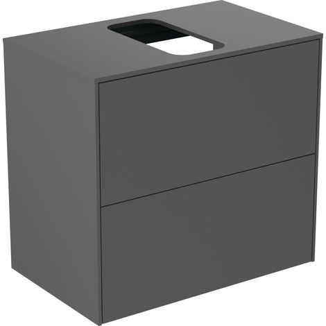 Ideal Standard Mueble bajo para lavabo, 2 extraíbles, recorte (1/4)