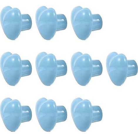Poignées et boutons de porte en céramique en forme de cœur, lot de 10, pour meubles de chambre d'enfant, tiroirs et placards (1/4)