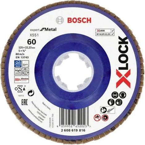 Disco de lijado Bosch x551 125 mm grano 60