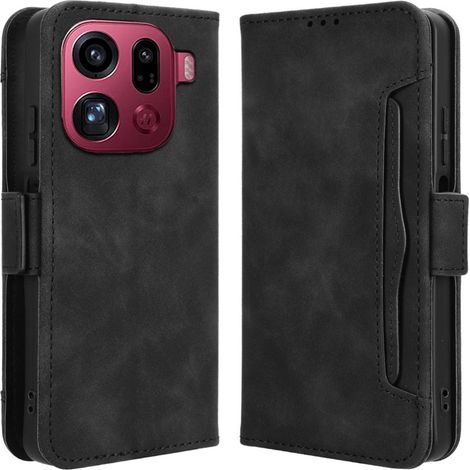 Funda tipo libro para Oppo Find X9 Pro, ranura para tarjeta, color negro. (1/5)