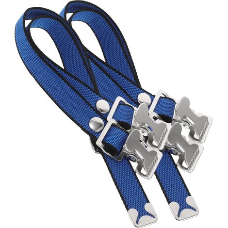 Sangles Réglables pour Échasses 2 Pièces en Acier Inoxydable et Tissu, Kit de Fixation Sécurisé pour Pied, pour Bricolage et Peinture Murale (1/5)