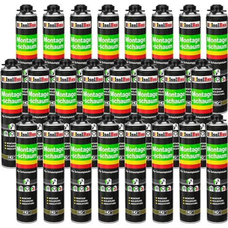 Bauschaum Pistolenschaum Montageschaum PU Schaum 24 x 750 ml Fensterschaum (1/5)