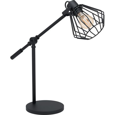 Lampe de table, lampe de bureau 1 flamme style vintage (1/5)