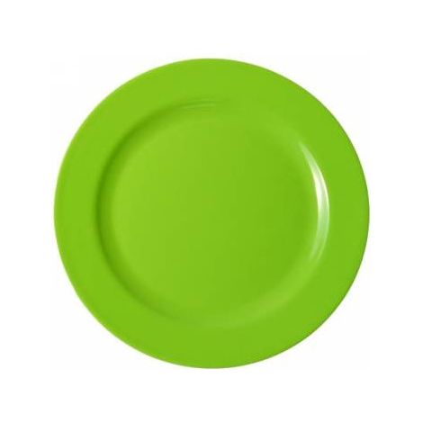 Assiette colorée réutilisable - 20 cm Vert