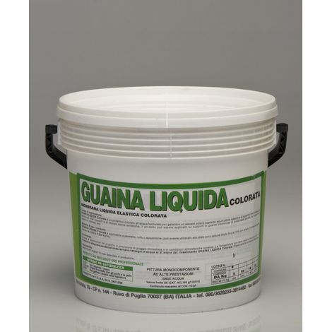 5 kg guaina liquida bituminosa nera mastice impermeabile per superfici (1/2)