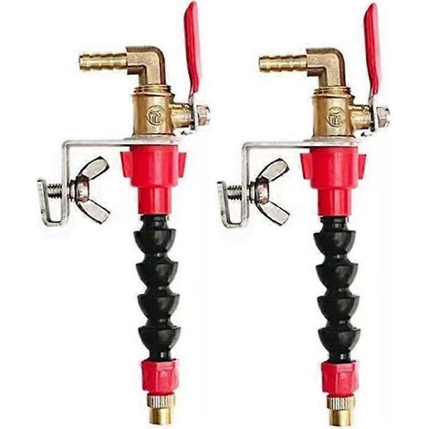 Pulvérisateur d'eau anti-poussière avec buse de refroidissement, système de brumisation 2 pièces, outil de nettoyage (1/5)