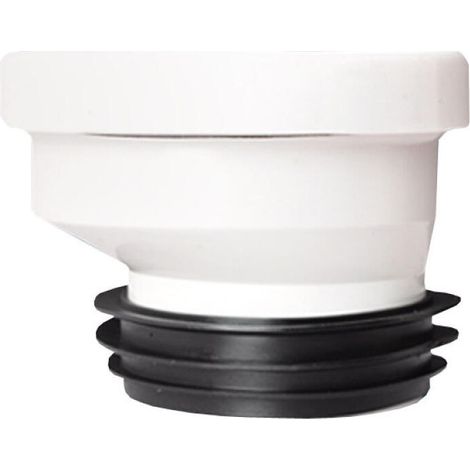 Raccord de WC décalé - Pour raccords de déport de WC - Raccord de WC décalé en PVC - 20 mm (1/5)