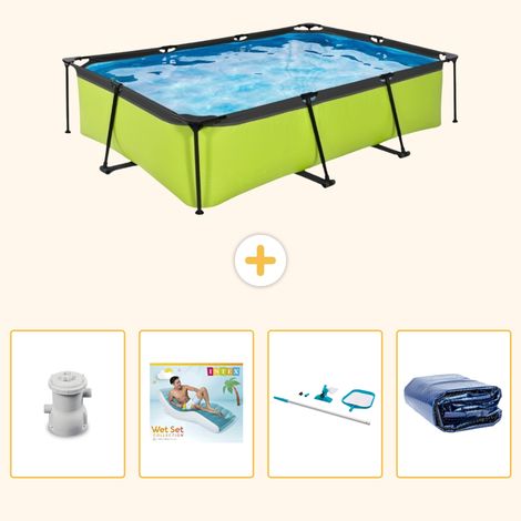 Exit-toys Piscine Exit Rectangulaire - 300x200x65 cm - 5-pièces  S270 (1/5)