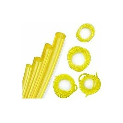 Accesorio para recortadora, juego de 4 mangueras de combustible de 1,5 metros para soplador, recortadora, motosierra y desbrozadora. Manguera de combustible flexible y muy resistente.
