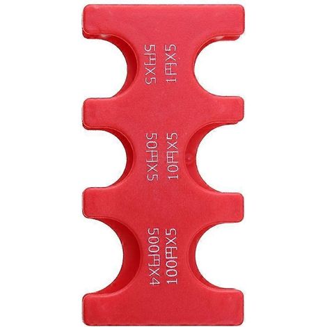 Porte-monnaie distributeur de pièces, boîte de rangement en plastique mini pour euros, changeur de monnaie pratique.
