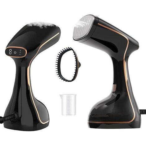 Défroisseur Vapeur 1800W, defroisseur vapeur vertical, Fer à Repasser Portable,Defroisseur 2 en 1 avec Écran LED, Anti-Fuite, Idéal pour la Maison, Bureau et Voyage. (1/4)