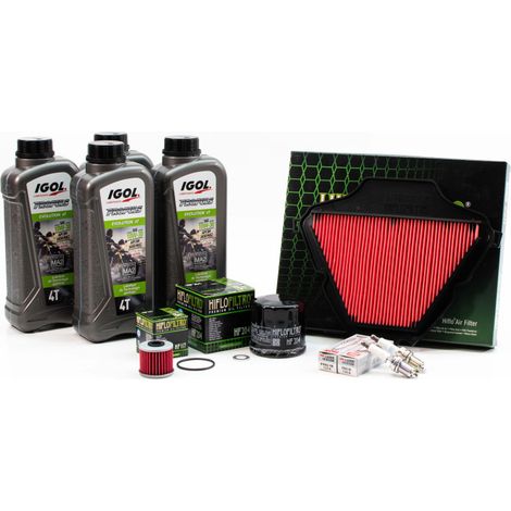 Kit Révision Filtres Bougies pour HONDA X-ADV 750 DCT de 2021 à 2024 - IGOL PROPULS EVOLUTION 10W30 4L