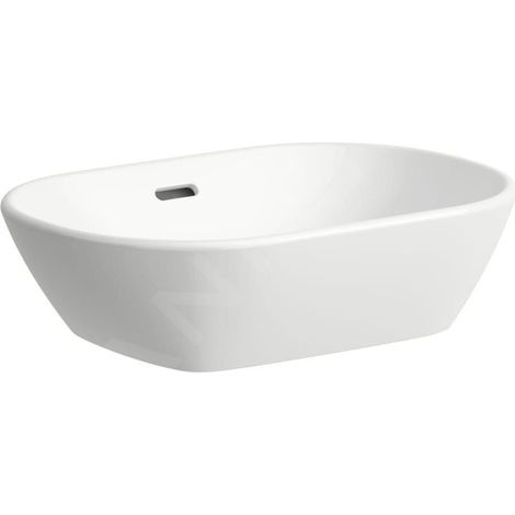 Laufen Lua - Vasque, 50x35 cm, avec trop-plein, blanc H8120830001091 (1/4)