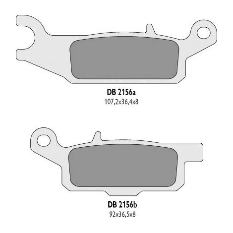 Pastillas De Freno Delanteras Delta Grizzly Kodiak 700 550 YFM Atv Quad Yamaha