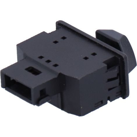 Bouton d'arrêt d'urgence universel en ABS noir pour guidons de moto de 34 mm. (1/2)