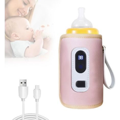 1 Stück tragbarer Babyflaschenwärmer, Babyflaschenwärmer, USB-Babyflaschenwärmer, universelle isolierte Babyflaschentasche, Babyflaschenwärmertasche (1/4)
