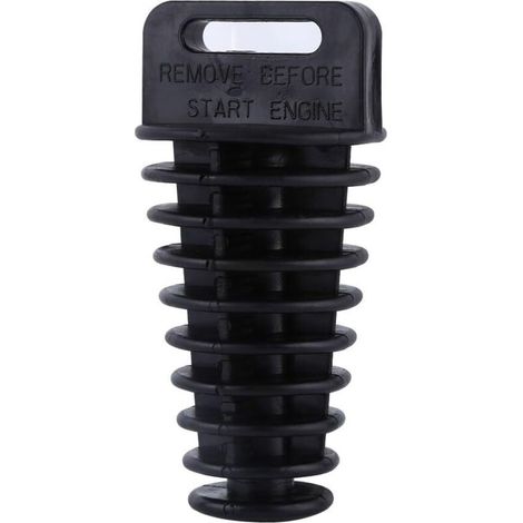 Bouchon de silencieux d'échappement, Moto Dirt Bike ATV Quad 2 Tuyau de silencieux 4 temps Échappement de silencieux Bung Wash Plug(Noir) (1/5)