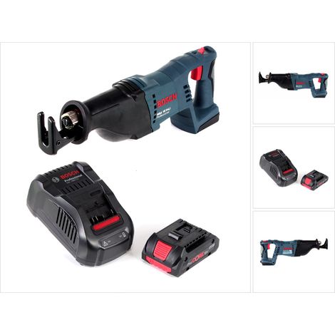 Bosch GSA 18 V-LI Scie sabre sans fil 18V + 1x batterie 4,0Ah + chargeur