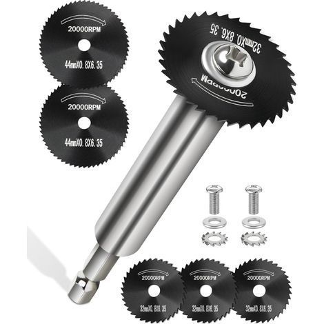 Innenrohrschneider mit 5 Ersatzklingen, 1/4"-Sechskantschaft, PVC-Innenrohrschneider für Bohrmaschine und Schlagschrauber (1/5)