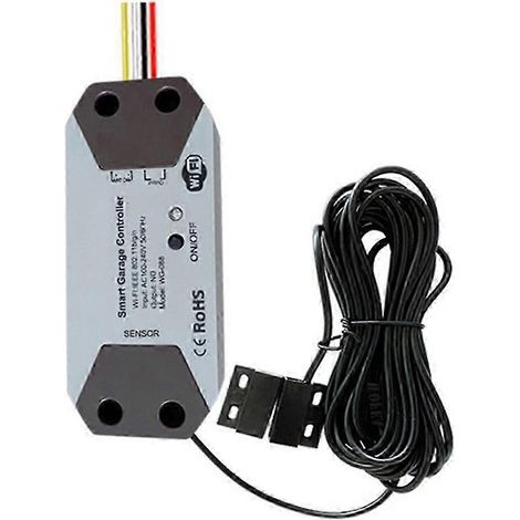 Contrôleur de porte de garage Tuya WiFi, interrupteur de porte intelligent, compatible avec l'application Tuya pour la maison connectée. (1/5)