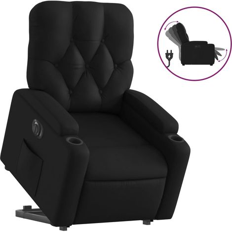 Maison Exclusive - Sillón reclinable y elevable eléctrico cuero s