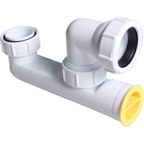 BDD Coude de stockage de baignoire composants de drainage de déodorant de baignoire en plastique blanc (1/4)