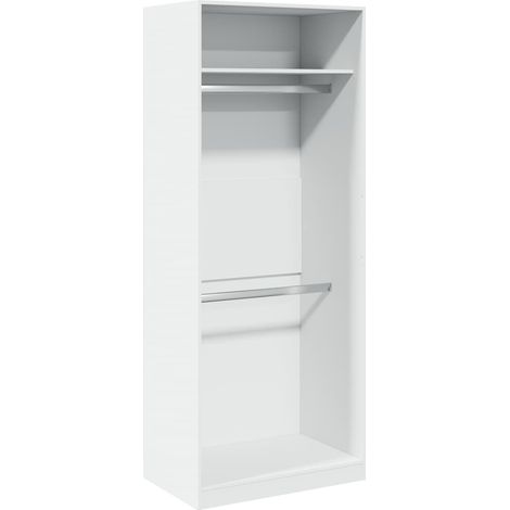 Maison Exclusive - Armadio Bianco 80x50x200 cm in Legno Multistrato