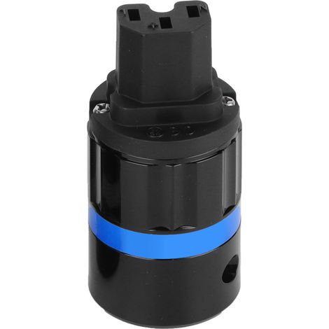 Prise EU HIFI Audio en Cuivre Pur Rhodié pour Câble d'Alimentation 100-250V (F104R Femelle)