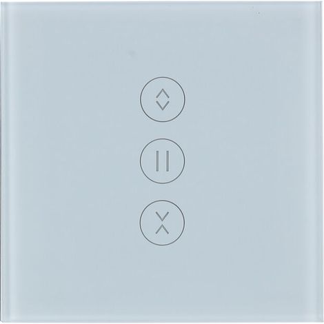 WiFi Interrupteur Volet Roulant Interrupteur Mural de Rideau Compatible avec Alexa et Google Home【Besoin d'une Ligne Neutre】 (1/4)
