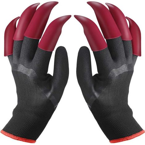 Waterproof Gardening Gloves with Claws, Gardening Gloves for Digging, Planting, Farming, with 8 Claws for Garden (1/5)