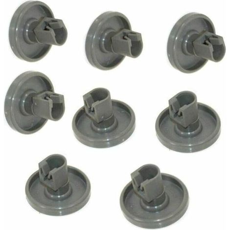 royaluxe -Roulettes Lave-Vaisselle - 8 Roulettes pour Panier Inféri - Faure, Zanussi, AEG, Electrolux, Ikea… (1/4)