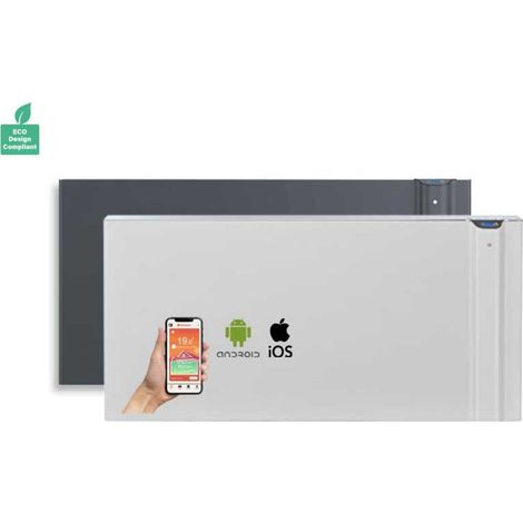 Radiatore Elettrico KLIMA 7 Wi-Fi - 750 W Grigio Antracite (1/2)