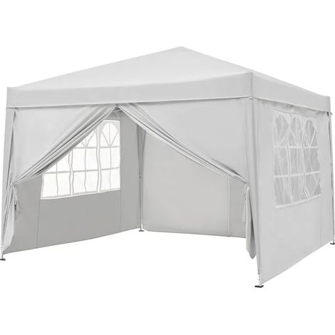 Carpa de recepción no-name 3x3 m acero blanco paneles desmontables
