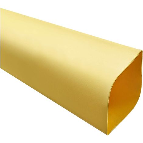 STEX24 Schrumpfschlauch 2:1, Meterware, gelb 50,8/25,4mm, 2 Zoll, WSM2 Schrumpftemperatur mind. 70°C, vollständig bei mind. 100°C - 1 Meter (1/2)