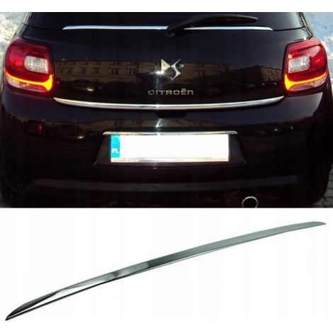 Citroen DS3 09+ finiture cromate per il portellone posteriore, tuning del portellone posteriore (1/5)