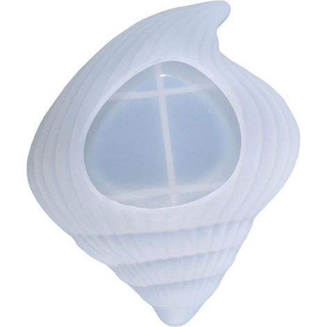 Moules à sous-verres en résine, moule pour plateau de rangement en forme de coquillage, sous-verre brillant en silicone agate - fg (1/5)