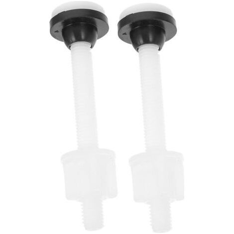 Lntyq 2 pièces Jeu de Vis de Fixation pour Réservoir Wc Séparé Boulons de Siège de Toilette Étanches de Remplacement pour Réservoirs Anciens Installation Facile et Fiable (1/5)