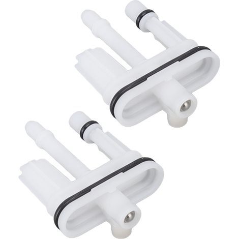 Kit de 2 gicleurs principaux de carburateur en plastique, portable, installation simple, accessoires de tondeuse (1/5)
