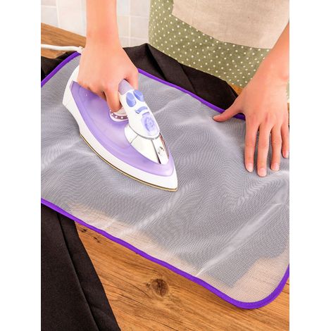 Lot de 2 coussins de repassage résistants à la chaleur, protègent les vêtements contre les fers chauds, tissu résistant aux hautes températures, anti-brûlure, housse de planche à repasser, taille M (1/5)