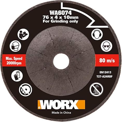 WORX WA6074 - Disco de lijado para cortador WX801 (76 mm)