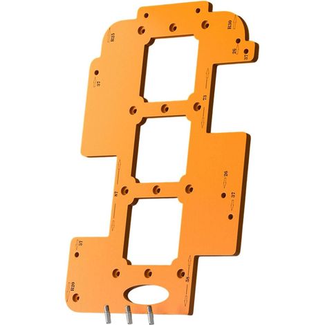 Gabarit d'interrupteurs pratique et robuste pour le travail du bois avec défonceuses, gabarits d'angle pour l'ingénierie de divers matériaux, utilisation quotidienne (1/5)