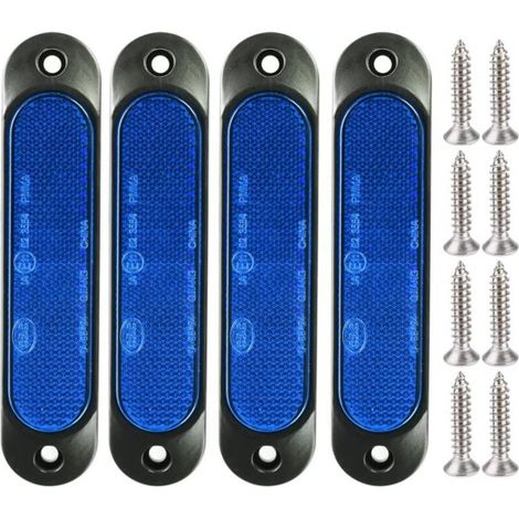 royaluxe -4pcs Bleu 12V-24V Marqu Latéral Avant 27 LED Remorque Camion, Marqu LED Arrière Remorque Parking Clignotants pour Camion, Bus, Bateau, RV, Camions, SUV, UTV (1/5)