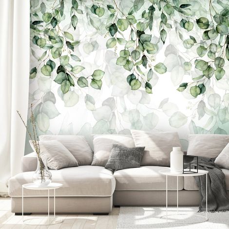 Papier peint adhésif Légèreté des feuilles - 245 x 175 cm (1/4)