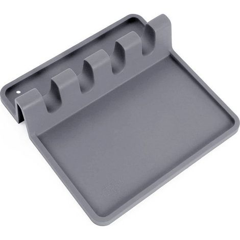 Repose-Ustensiles - Support En Silicone Avec Egouttoir - Pour Cuisine Et Plaque De Cuisson - 1 Piece (1/5)