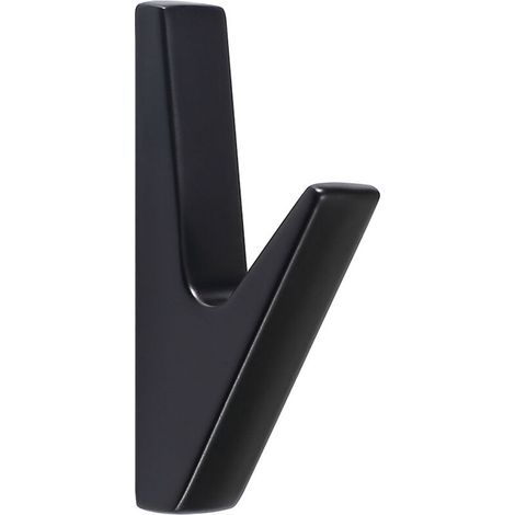 Set of 4 aluminum wall hooks for towels, coats, kitchen, office, garage (1/4)